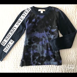 Burberry Sweater Size 6 Authentic EUC